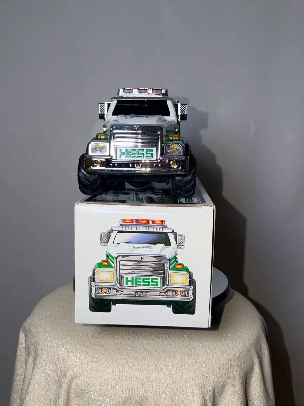 2011 Hess Toy Truck and Race Car Set in Box